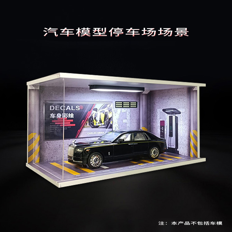 1/24 Garage Diecast Car Displa - Model Kit Display Case ulasan dan harga