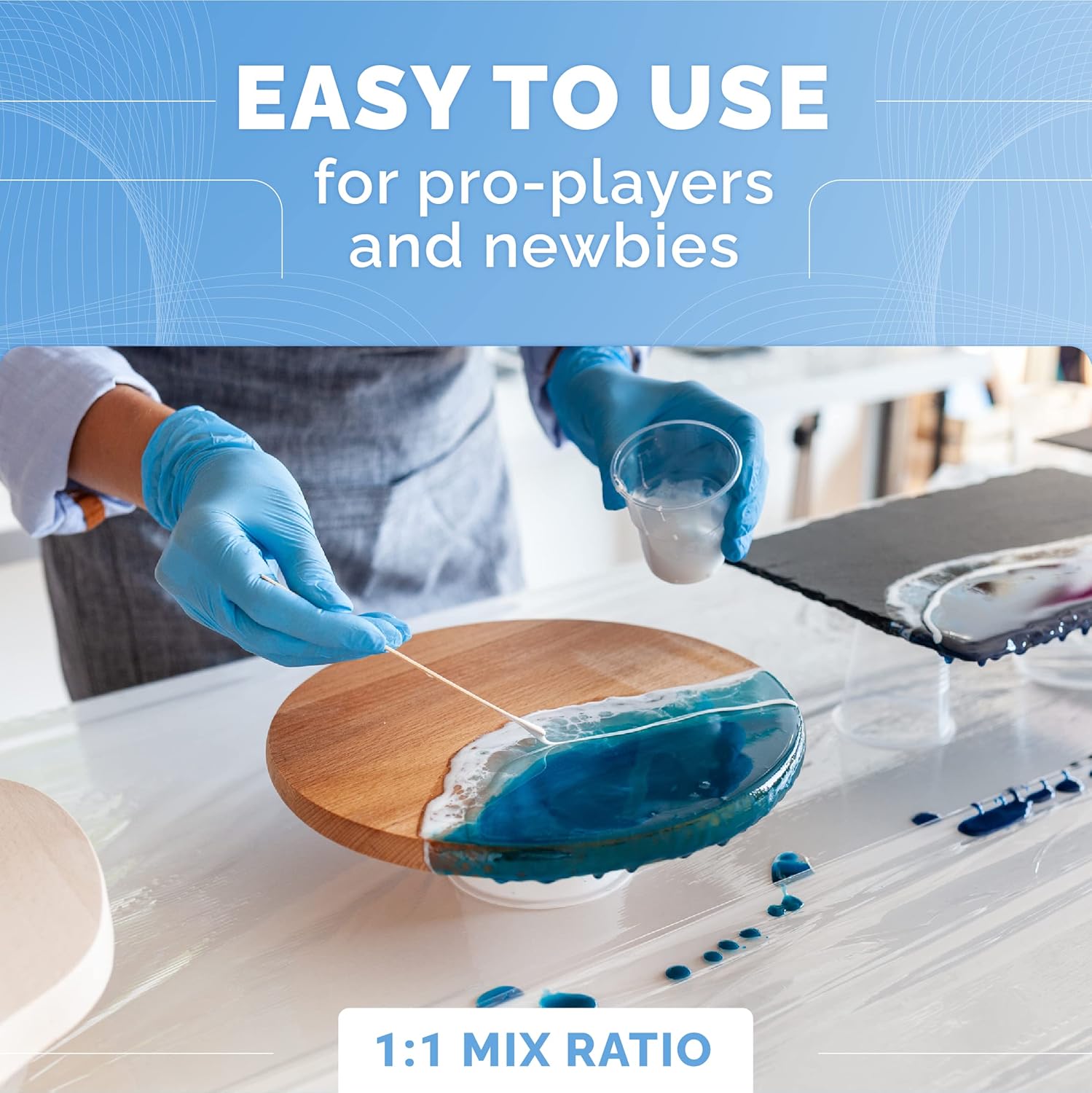 32OZ Clear Epoxy Resin Kit, No - Resin Kit Cast ulasan dan harga