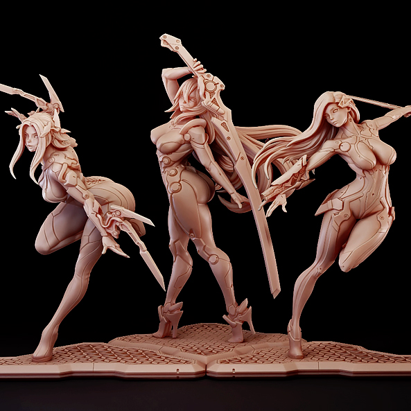 1/24  (3 people) Resin model c - Model Kit Lucario ulasan dan harga
