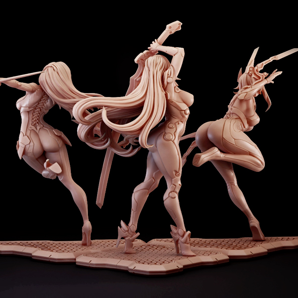 1/24  (3 people) Resin model c - Model Kit Lucario ulasan dan harga
