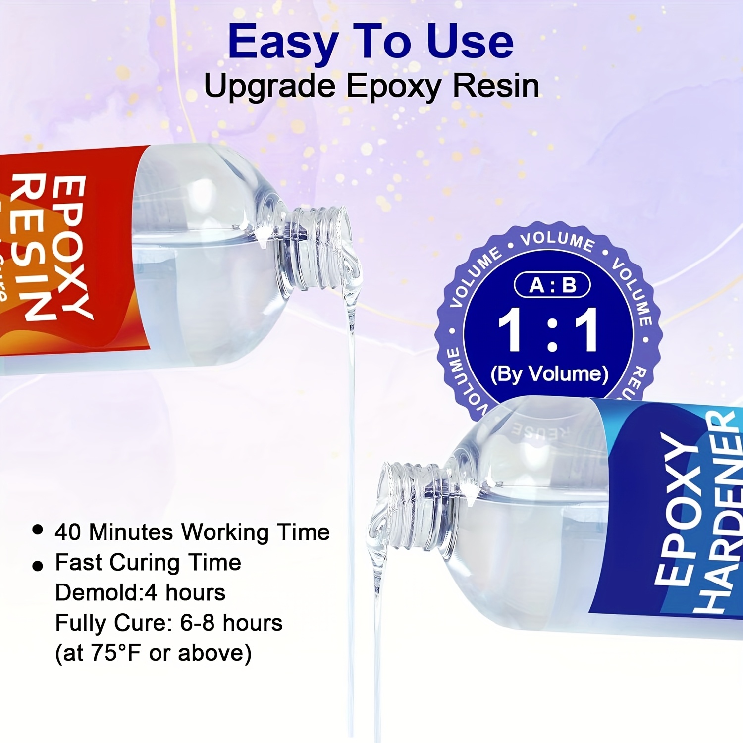 Clear Epoxy Resin Kit 8oz/16oz - Resin Kit Cast ulasan dan harga