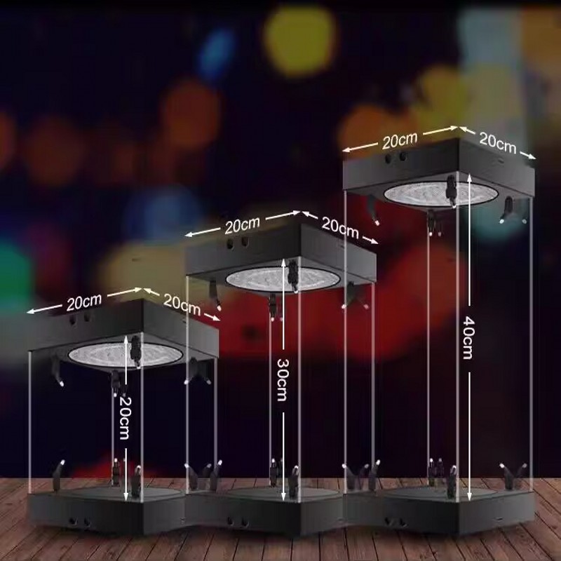Assembling Rotating LED 12in F - Model Kit Display Case ulasan dan harga