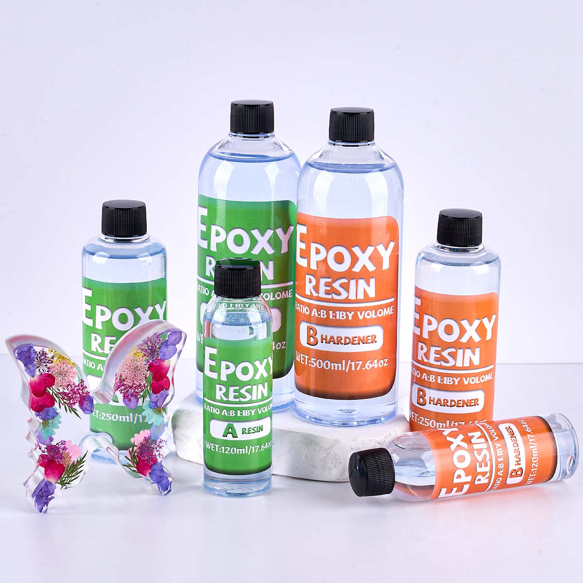 1:1 Ratio Epoxy Resin Kit Anti - Resin Kit Cast ulasan dan harga