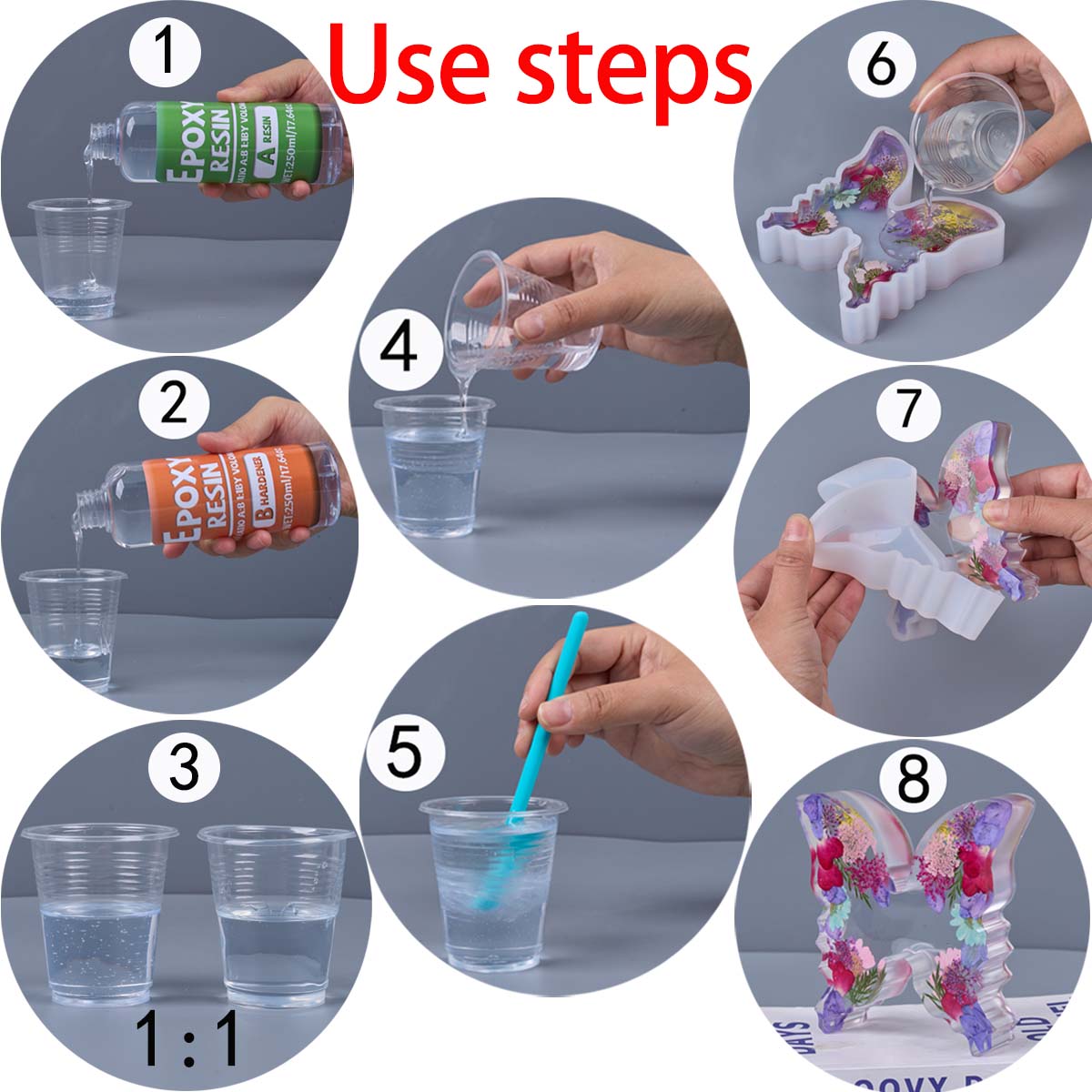 1:1 Ratio Epoxy Resin Kit Anti - Resin Kit Cast ulasan dan harga
