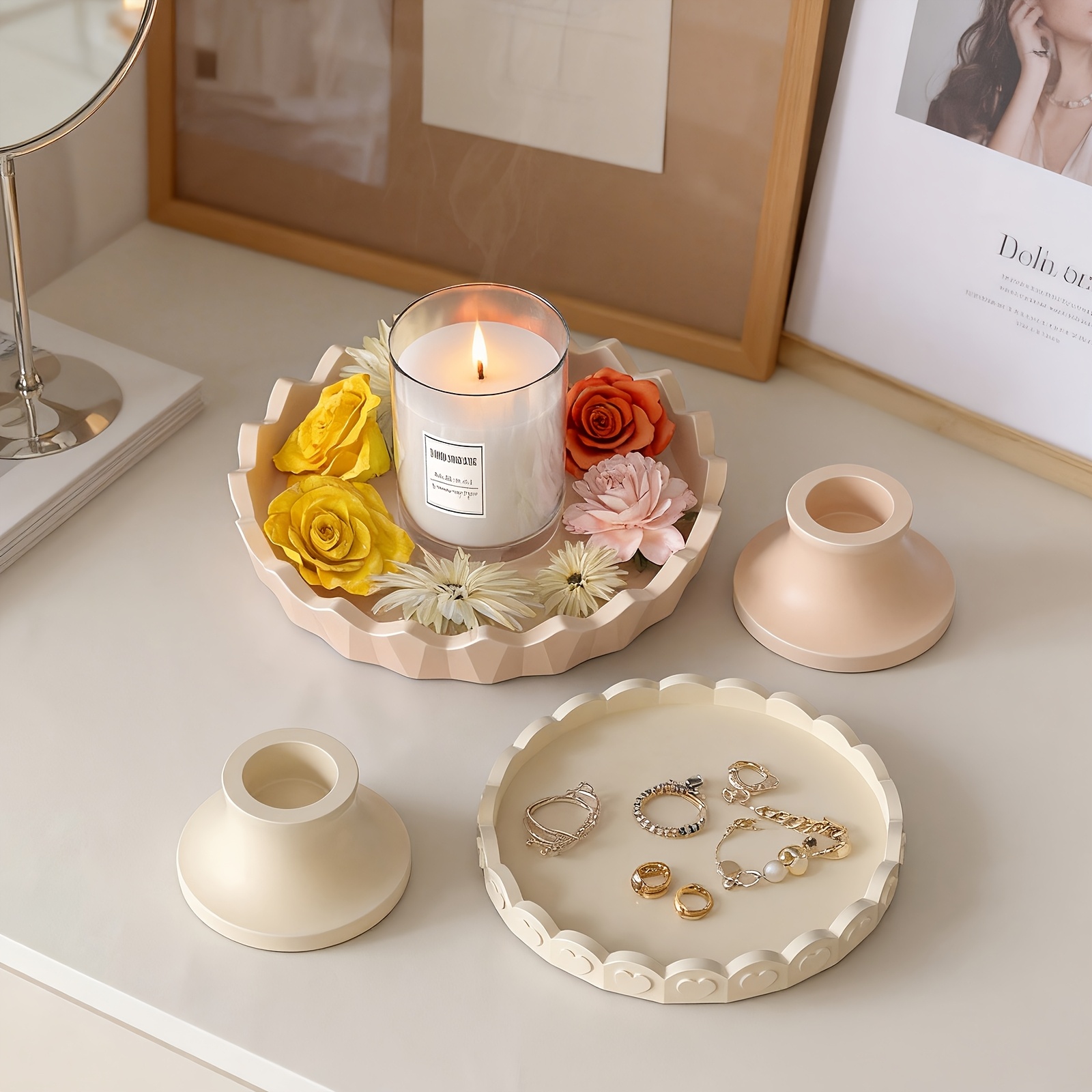 2pcs Silicone Tray Mold Set, R - Resin Kit Cast ulasan dan harga