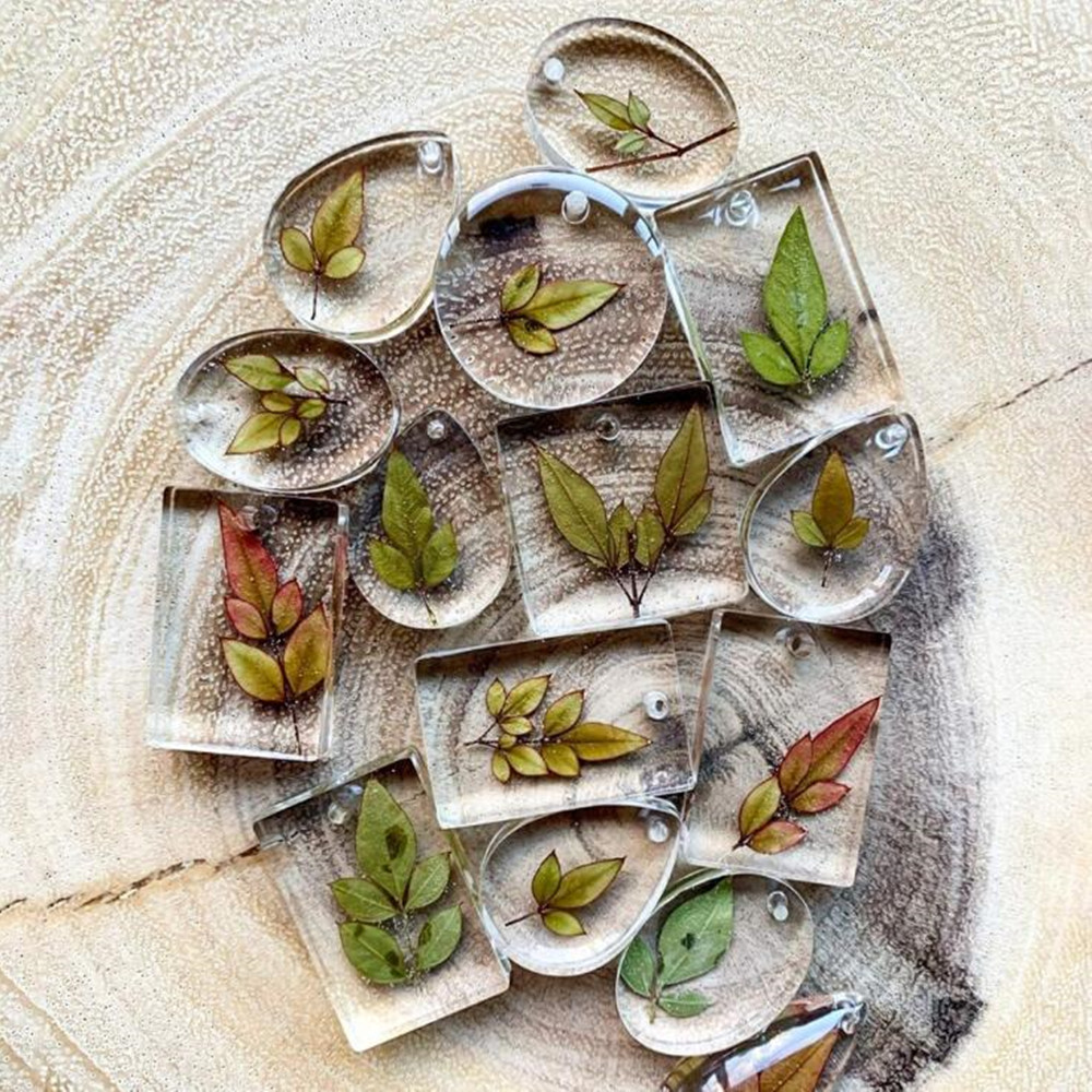 20Pcs/Set DIY Keychain Pendant - Resin Kit Cast ulasan dan harga