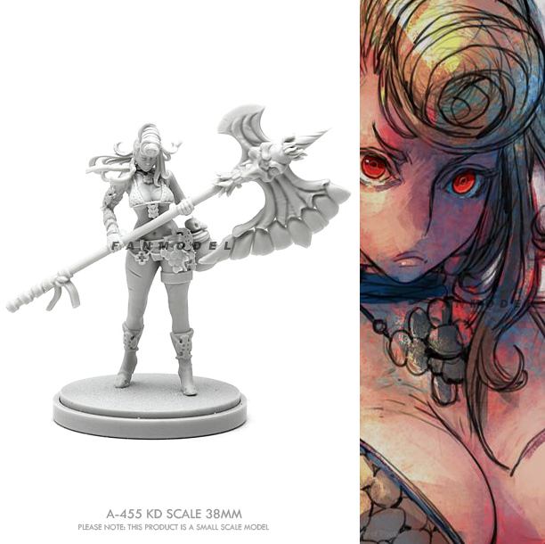 38mm Resin model kits figure b - Model Kit Warhammer ulasan dan harga