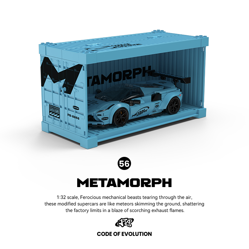 Blue Supercar Building Kit wit - Model Kit Display Case ulasan dan harga