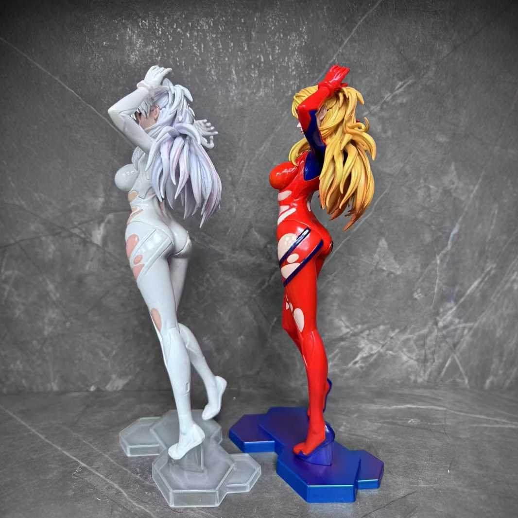 2 types Anime EVA Asuka Langle - Model Kit Aoshima ulasan dan harga