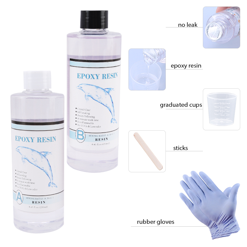 1:1 Clear Epoxy Resin Crystal  - Resin Kit Cast ulasan dan harga