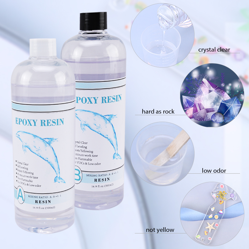 1:1 Clear Epoxy Resin Crystal  - Resin Kit Cast ulasan dan harga