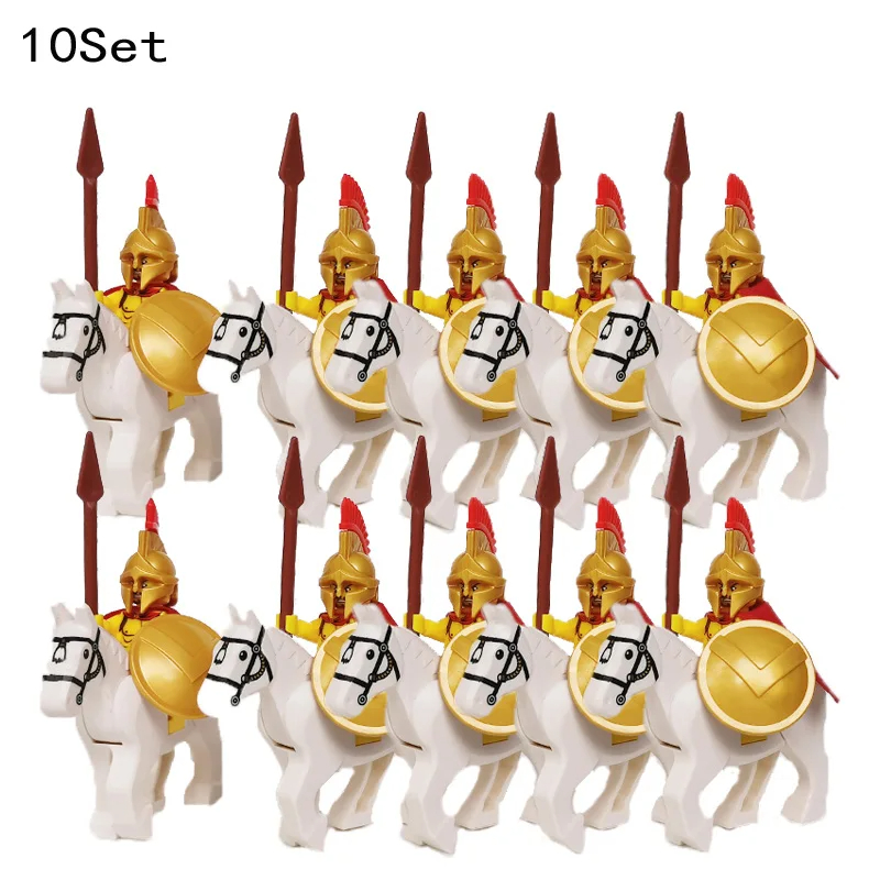 10 Sets Medieval Knights Dark  - Model Kit Horse ulasan dan harga