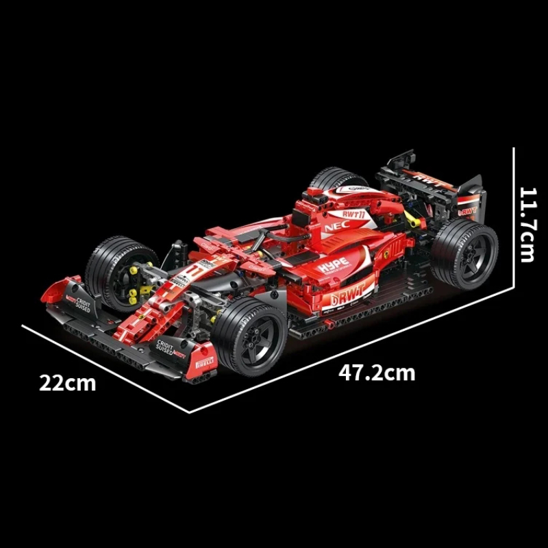 1280Pcs High-Tech Formula Cars - Model Kit F1 ulasan dan harga