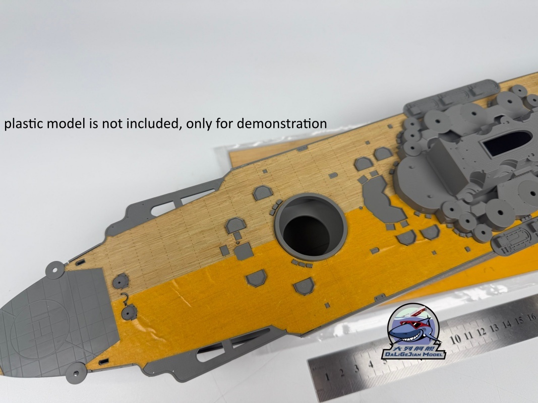 1/350 Scale Wooden Deck Maskin - Model Kit Yamato ulasan dan harga