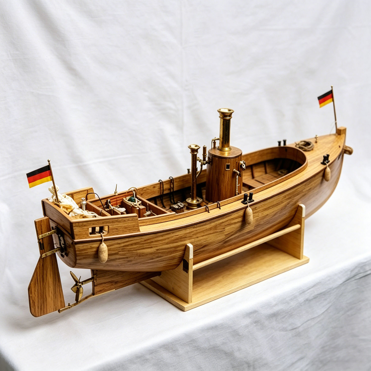 RC Ships 120cm Open-Type Steam - Model Kit Lucario ulasan dan harga