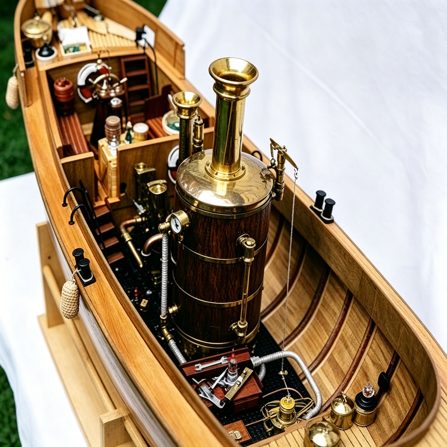 RC Ships 120cm Open-Type Steam - Model Kit Lucario ulasan dan harga