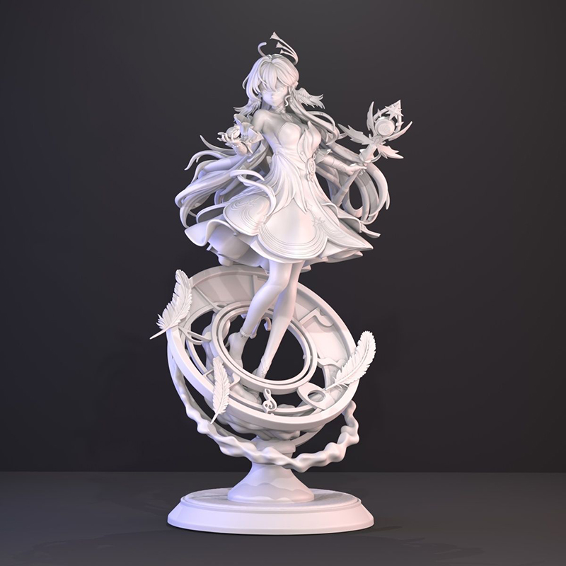 Unpainted 3D Printed Figure An - Model Kit Figures ulasan dan harga