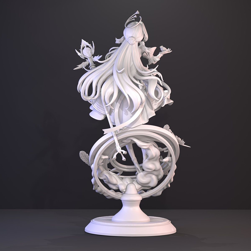 Unpainted 3D Printed Figure An - Model Kit Figures ulasan dan harga