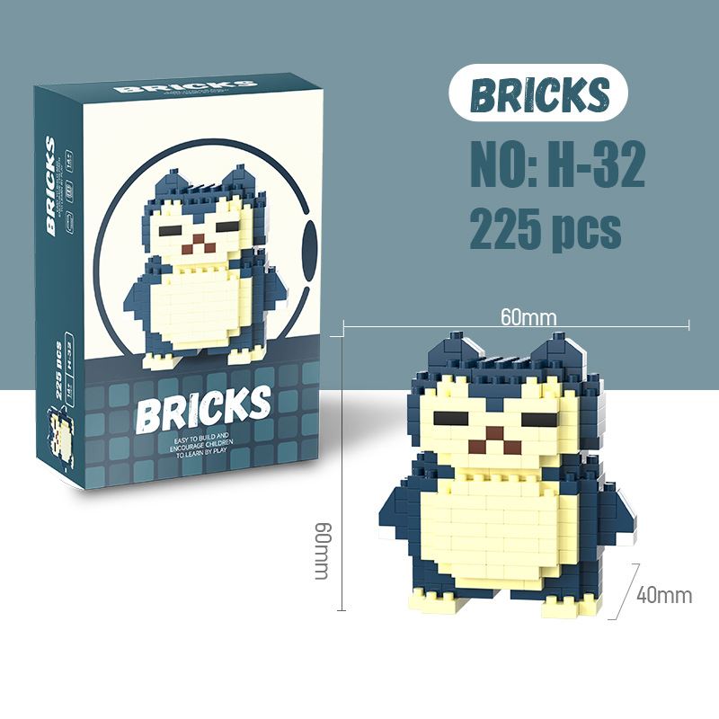 Pokemon Micro Building Blocks  - Model Kit Figures ulasan dan harga