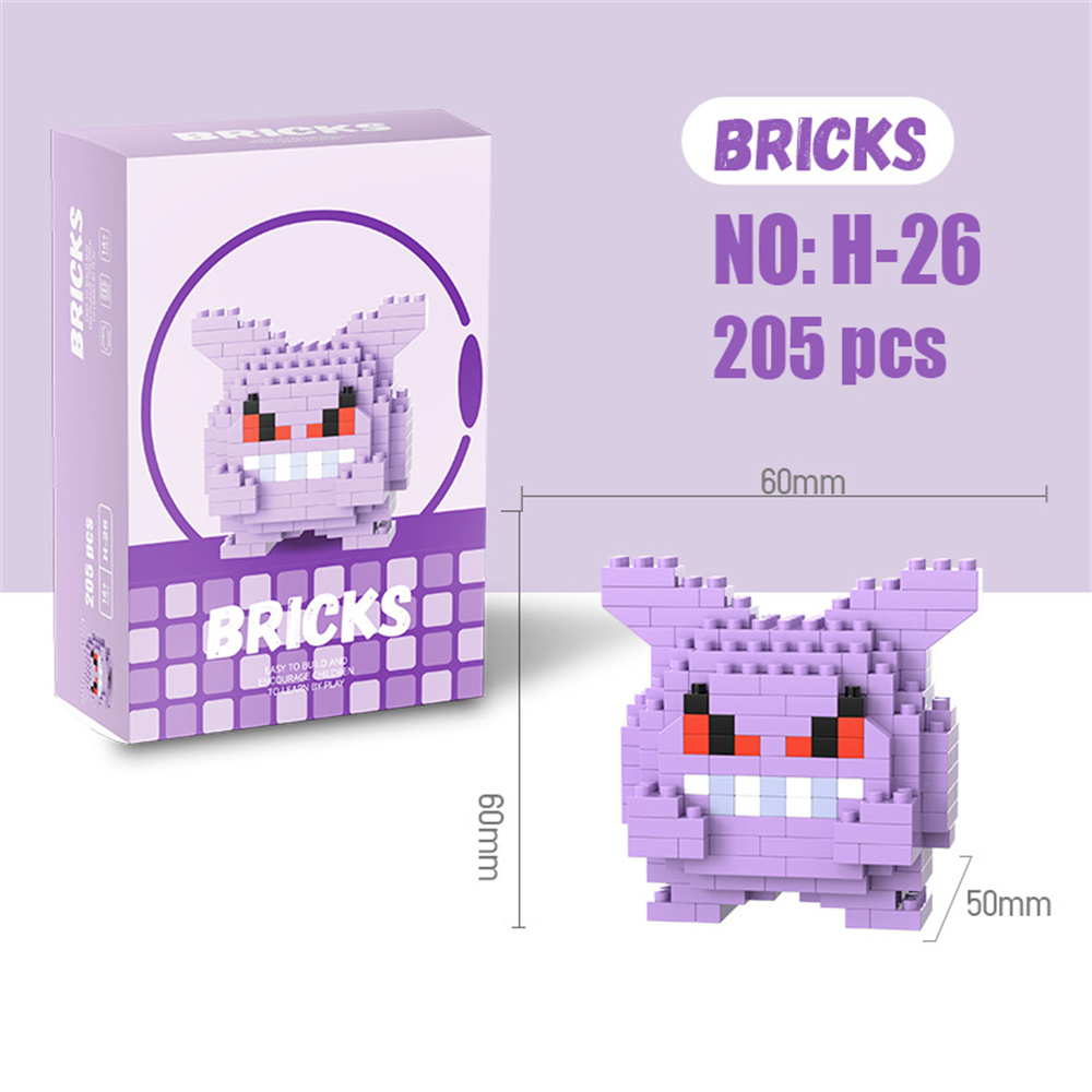 Pokemon Micro Building Blocks  - Model Kit Figures ulasan dan harga