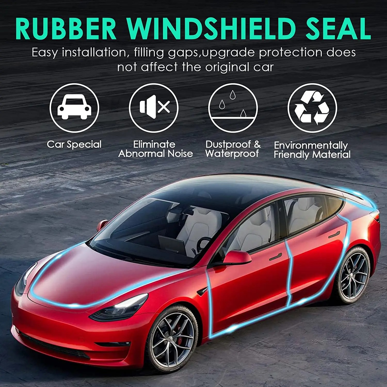 A set Door Seal Soundproof Kit - Weathering Model Kit ulasan dan harga