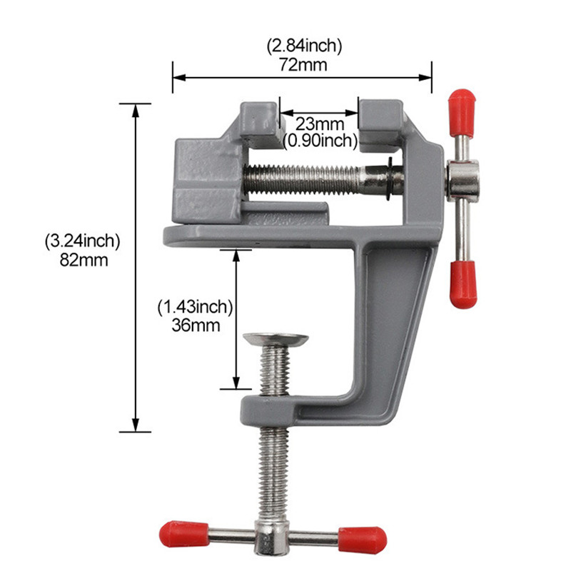 Mini Bench Vise Muliti-Funcati - Model Kit Vise ulasan dan harga