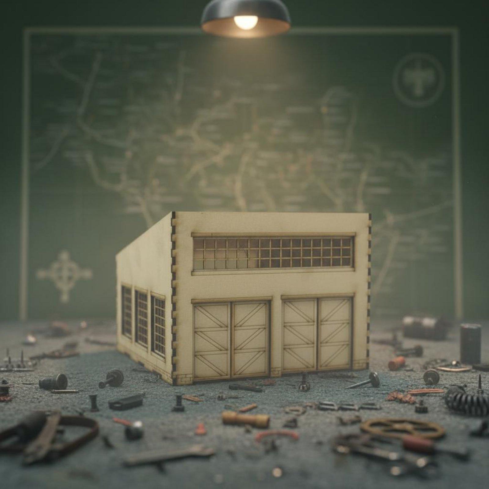 Wartime Vehicle Repair Factory - Model Kit Tank ulasan dan harga