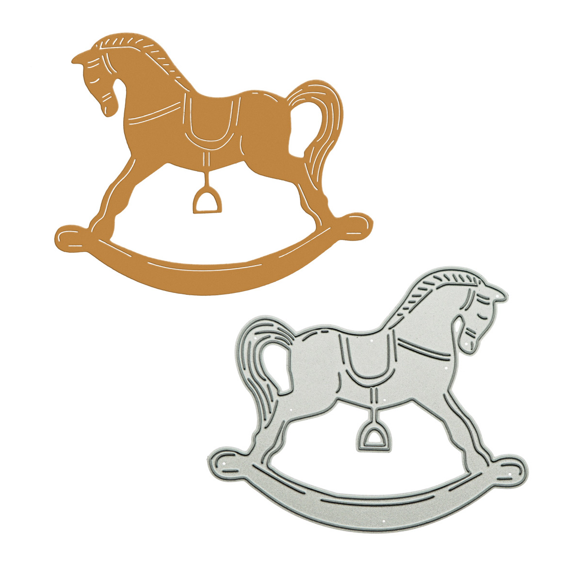 Metal Cutting Dies Scrapbookin - Model Kit Horse ulasan dan harga