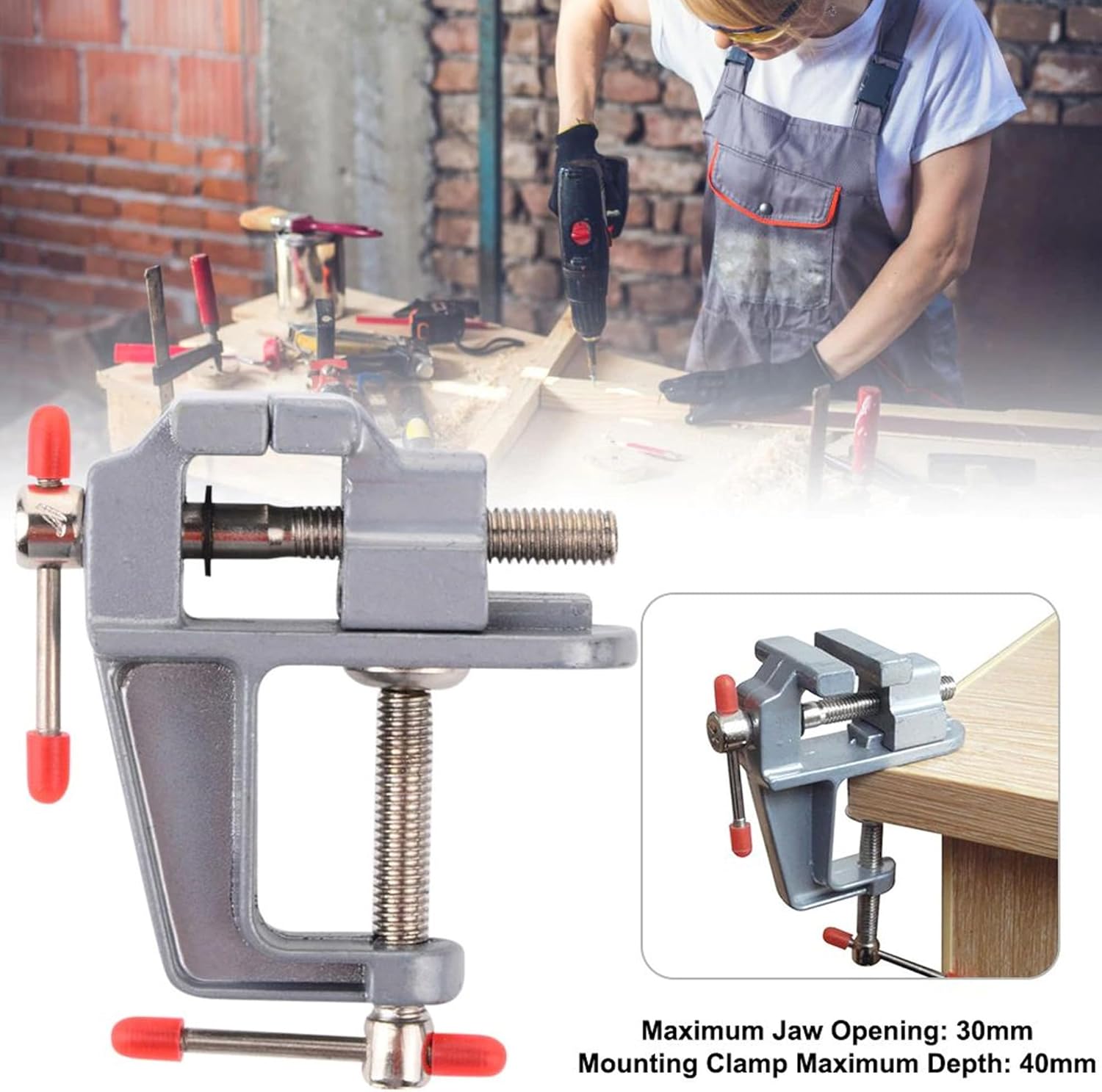 Mini Bench Vise Muliti-Funcati - Model Kit Vise ulasan dan harga