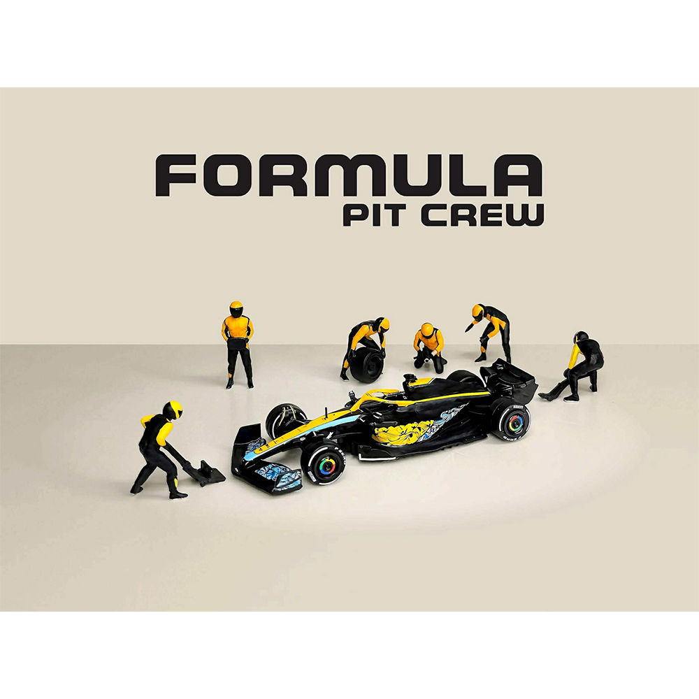 American Diorama 1/64 Pit Crew - Model Kit F1 ulasan dan harga