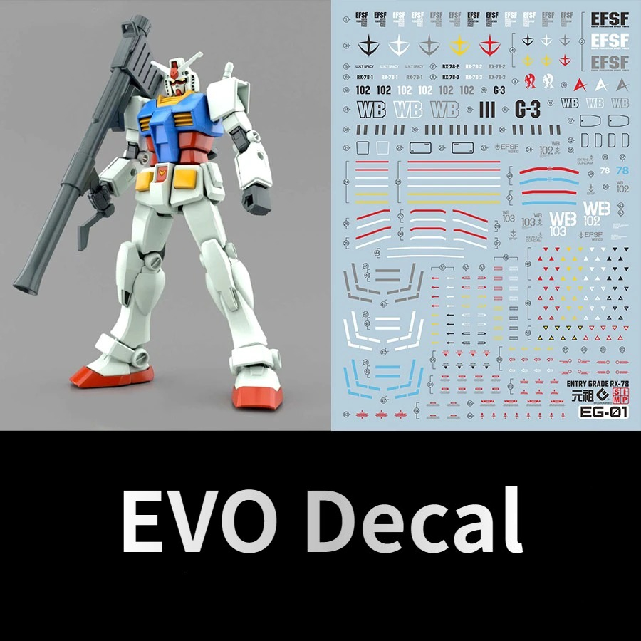 EVO EG-01 Fluorescent Water Sl - Model Kit Water Decal ulasan dan harga